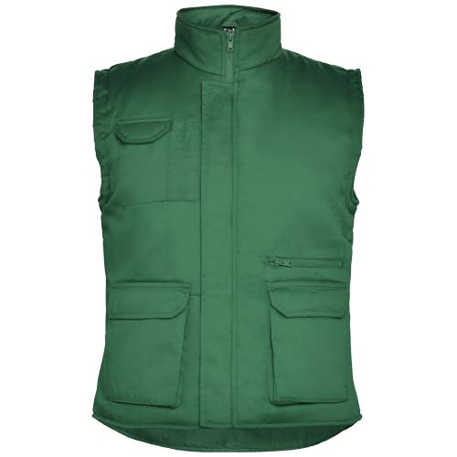 Gilet de travail promotionnel col montant Almanzor Roly Vert bouteille